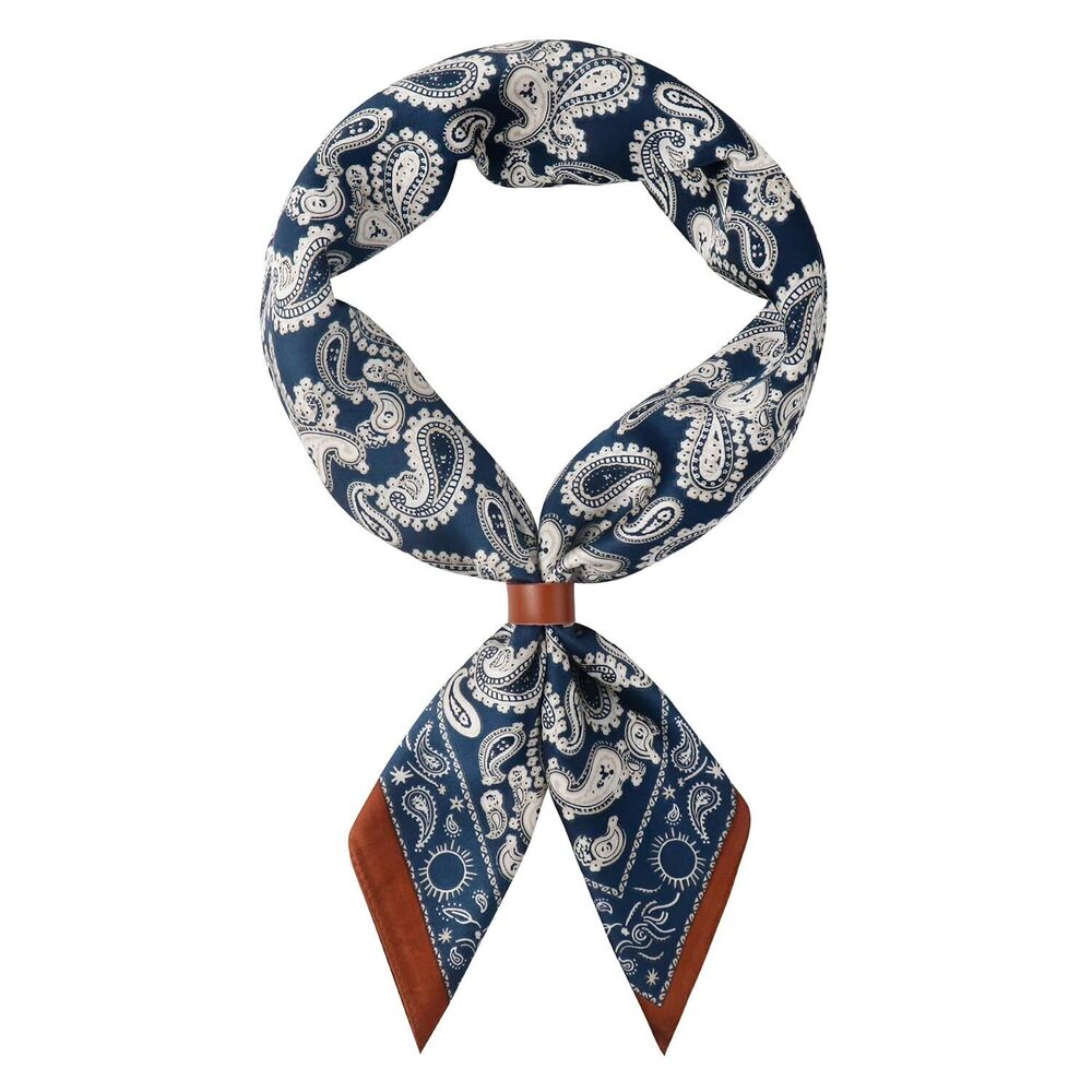 27.5 Inches Square Silk Feeling Neck Scarf for Men Necktie Silk